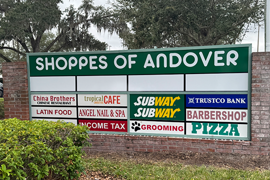 Professional Signage for Andover at Winter Park